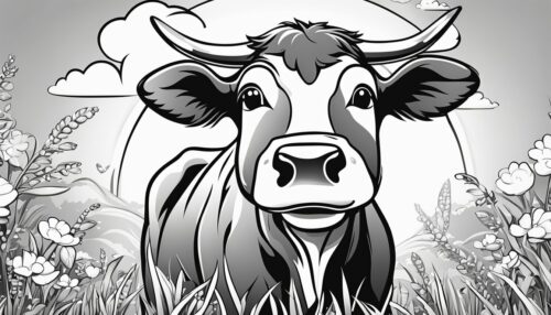 Free Printable Cow Coloring Pages