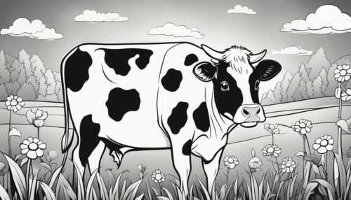 Free Printable Cow Coloring Pages