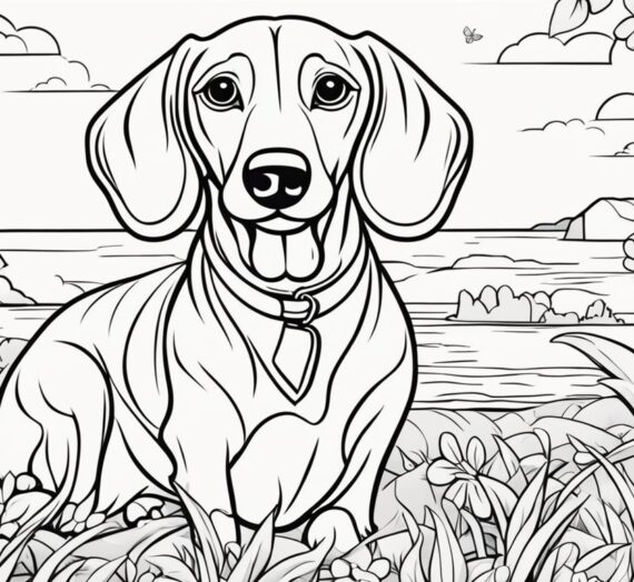 Dachshund Coloring Pages: 16 Colorings Book