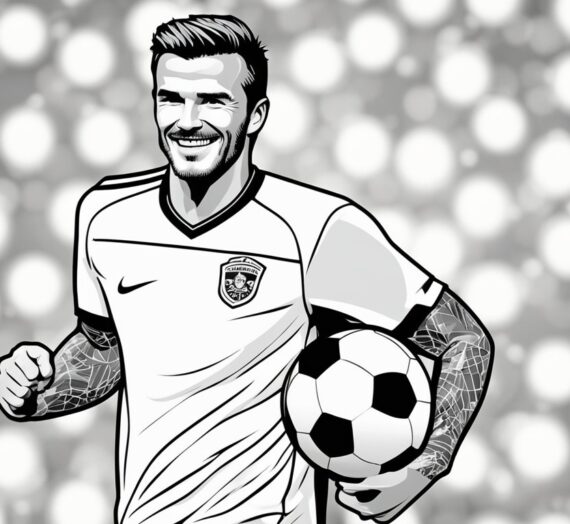 David Beckham Coloring Pages: 9 Free Printable Sheets