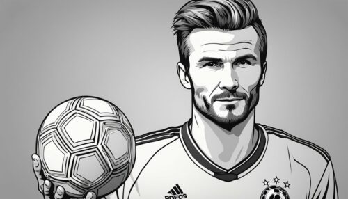 David Beckham Coloring Pages