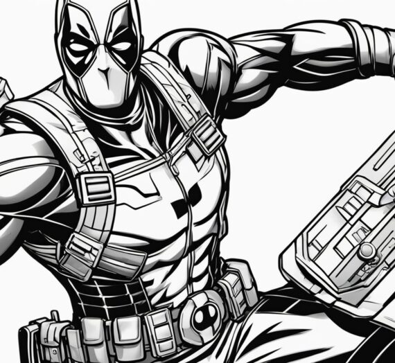 Deadpool Avenger Coloring Pages: 12 Free Colorings Book