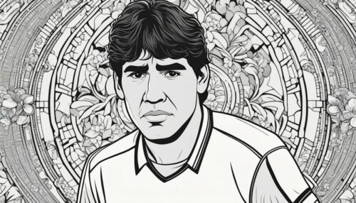 Creating Diego Maradona Coloring Pages
