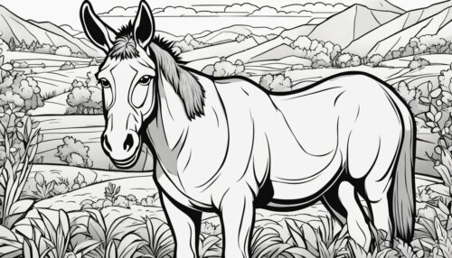 Choose a Website That Offers Printable Donkey Coloring Sheets