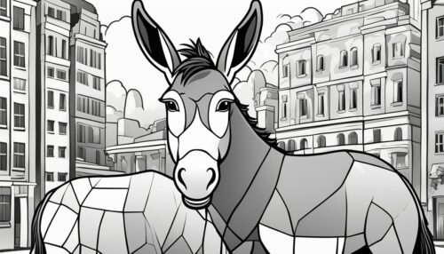 Consider the Quality of the Donkey Coloring Pages