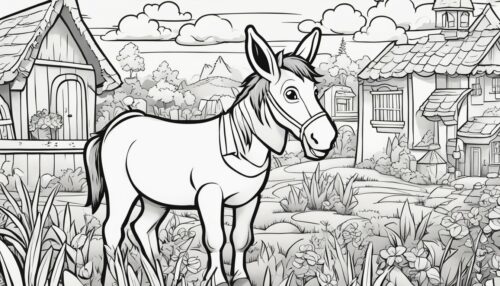 How to Access Donkey Coloring Pages