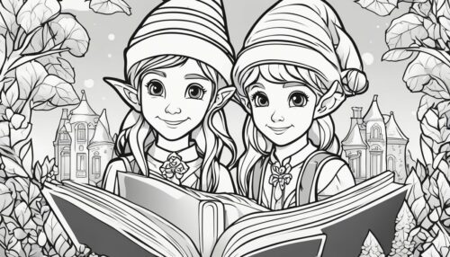 Elves Coloring Pages