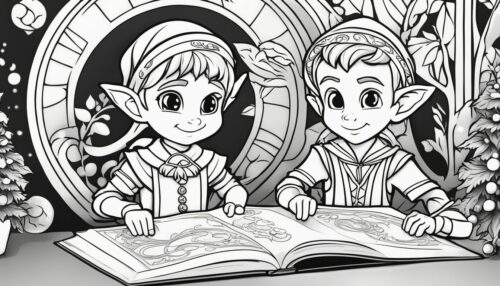 Understanding Elves Coloring Pages