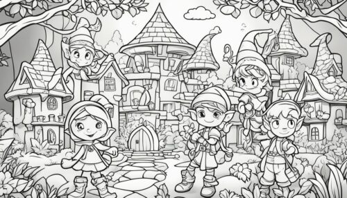 Understanding Elves Coloring Pages