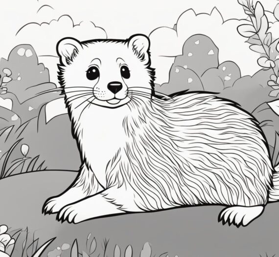 Ferret Coloring Pages: 35 Colorings Book Free