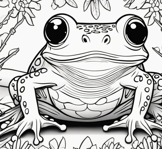 Frog Coloring Pages: 17 Colorings Book Free