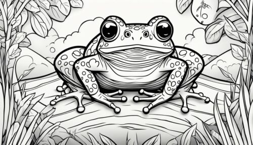Basics of Frog Coloring Pages
