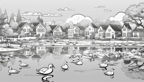 Geese Coloring Pages