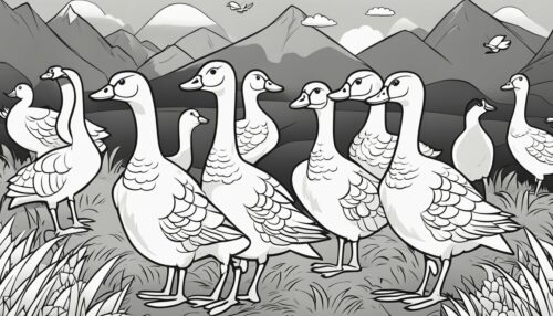 Geese Coloring Pages