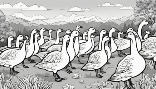 Geese Coloring Pages