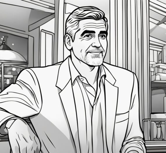 George Clooney Coloring Pages: 17 Free Printable Sheets