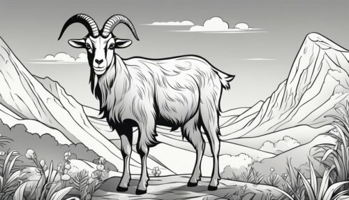 Types of Goat Coloring Pages
