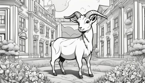 Types of Goat Coloring Pages