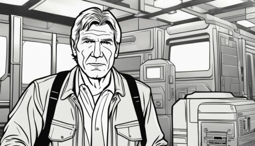 Coloring Pages of Harrison Ford's Characters