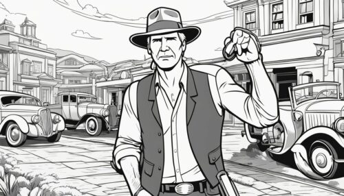 Printable Coloring Pages of Harrison Ford