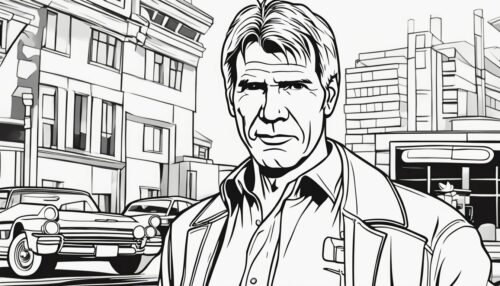 Harrison Ford Color by Number