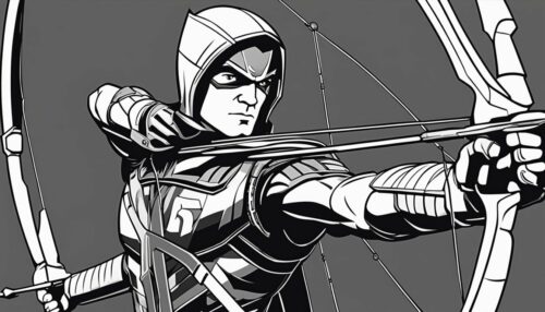 Hawkeye Coloring Pages