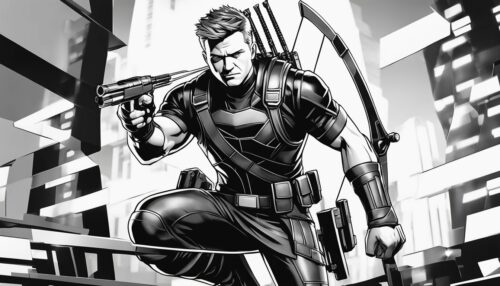Free and Printable Hawkeye Coloring Pages