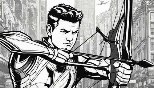 Characters Featured in Hawkeye Coloring Pages