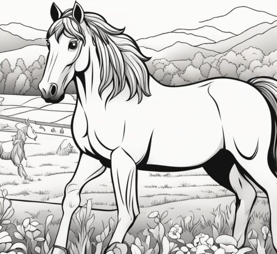Horse Coloring Pages: 19 Colorings Book