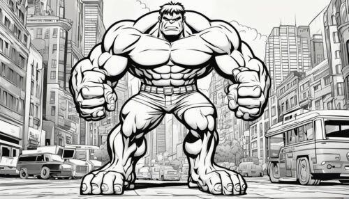 Print and Color: Hulk Coloring Pages