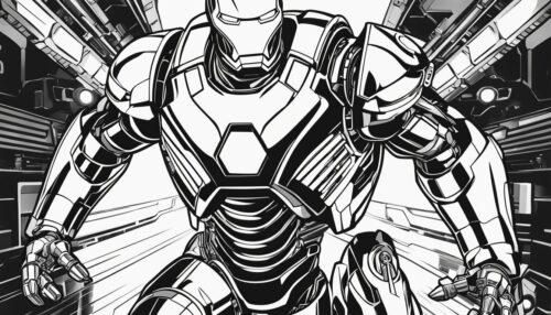 The Joy of Coloring Iron Man Pages