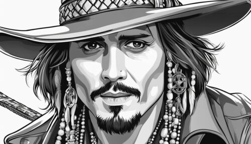 Johnny Depp Coloring Pages