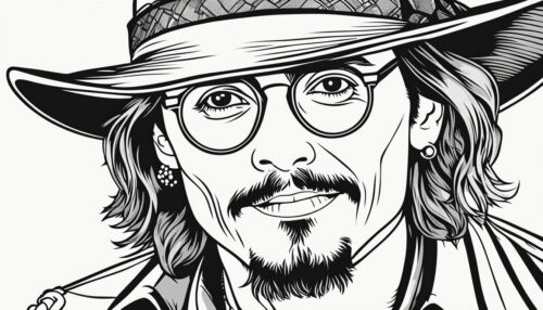 Johnny Depp Coloring Pages