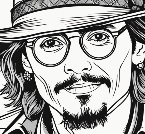 Johnny Depp Coloring Pages: 13 Free Colorings Book