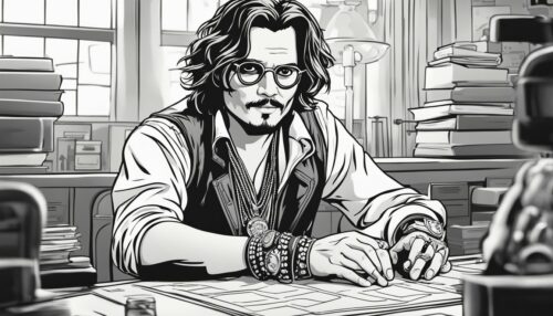 The Allure of Johnny Depp Coloring Pages