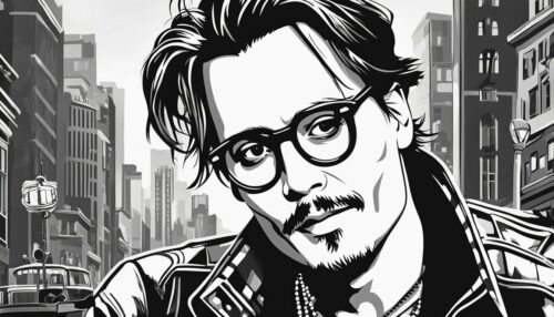 The Allure of Johnny Depp Coloring Pages