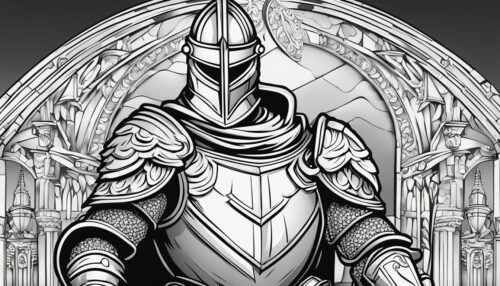 Knight Coloring Page