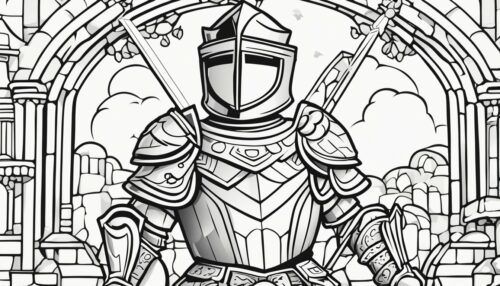 Knight Coloring Page