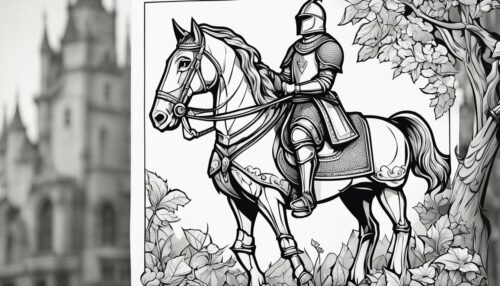 The Art of Knight Coloring Pages