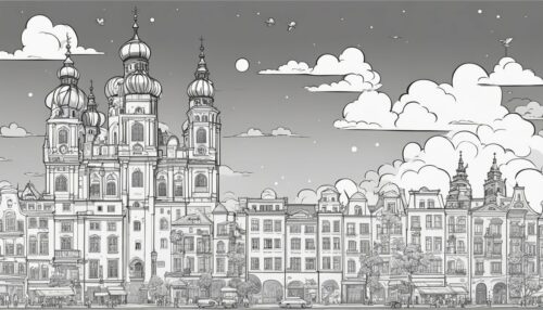 Krakow Coloring Pages