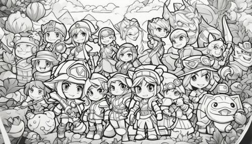 Understanding League of Legends Coloring Pages