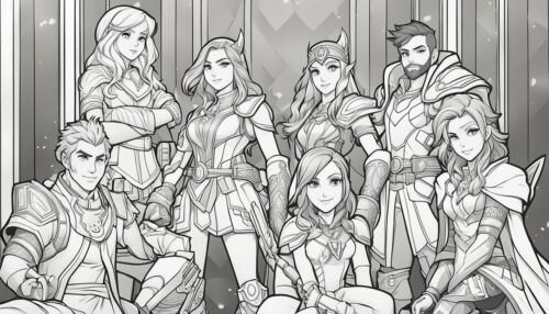 Understanding League of Legends Coloring Pages