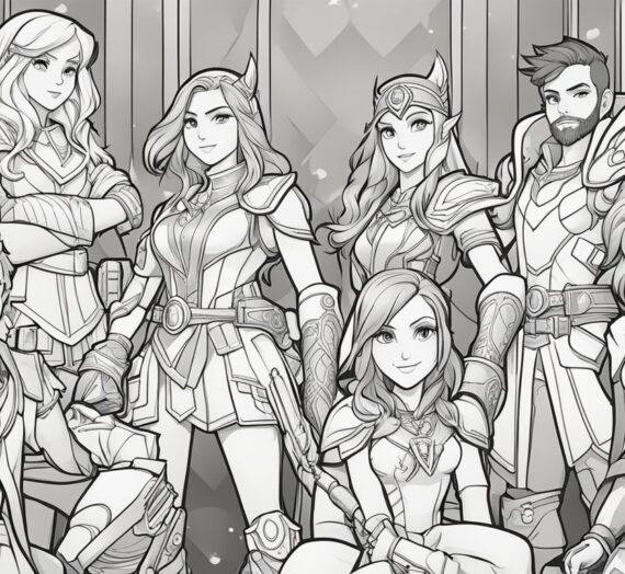 League of Legends Coloring Pages: 18 Colorings Book Free