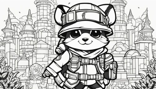 Downloading and Printing Teemo Coloring Pages