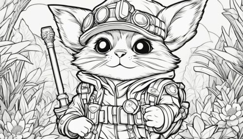 Downloading and Printing Teemo Coloring Pages