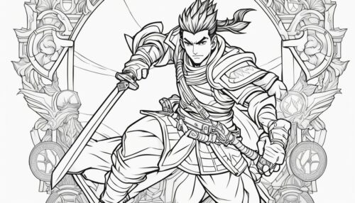 Specific Yasuo Coloring Pages