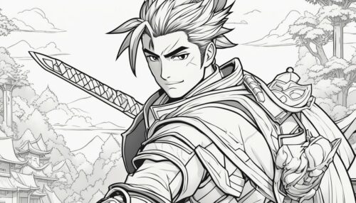 League of Legends Yasuo Coloring Pages
