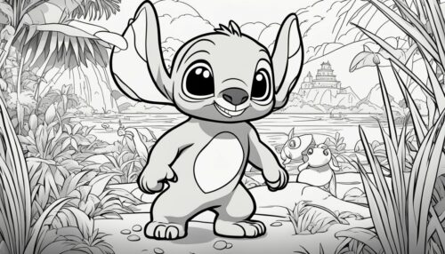 Lilo and  Stitch Coloring Pages