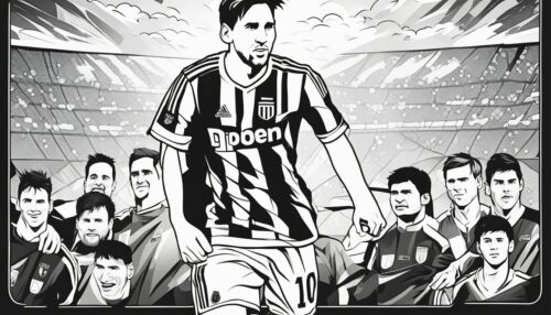 Exploring Lionel Messi Coloring Pages