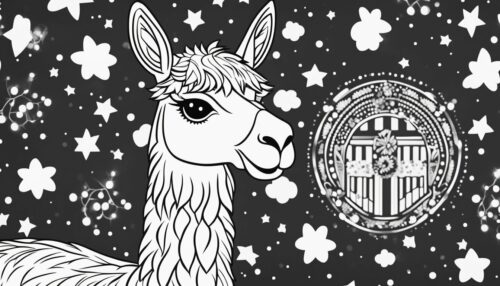 Llama Coloring Pages for Kids